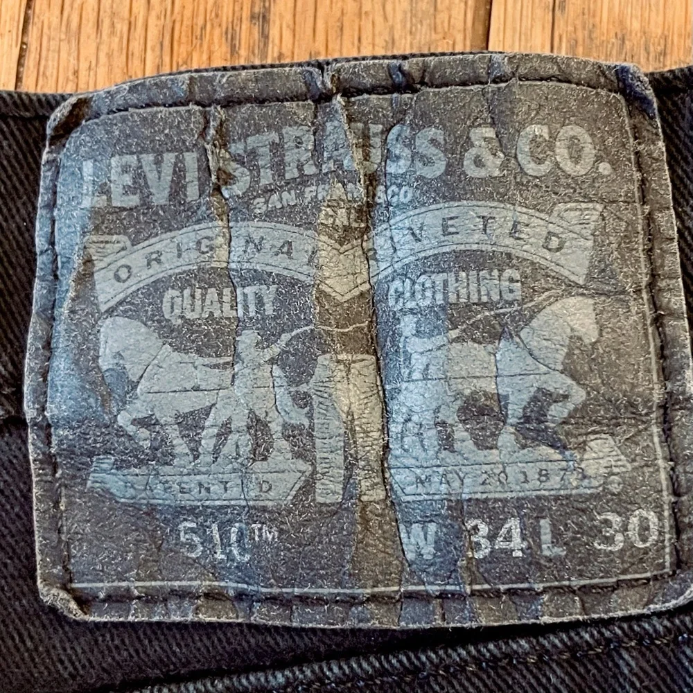 ✦ Levi’s ✦ 510 Men’s Black Denim Jeans ✦ Size 30W 30L - Picture 4 of 7